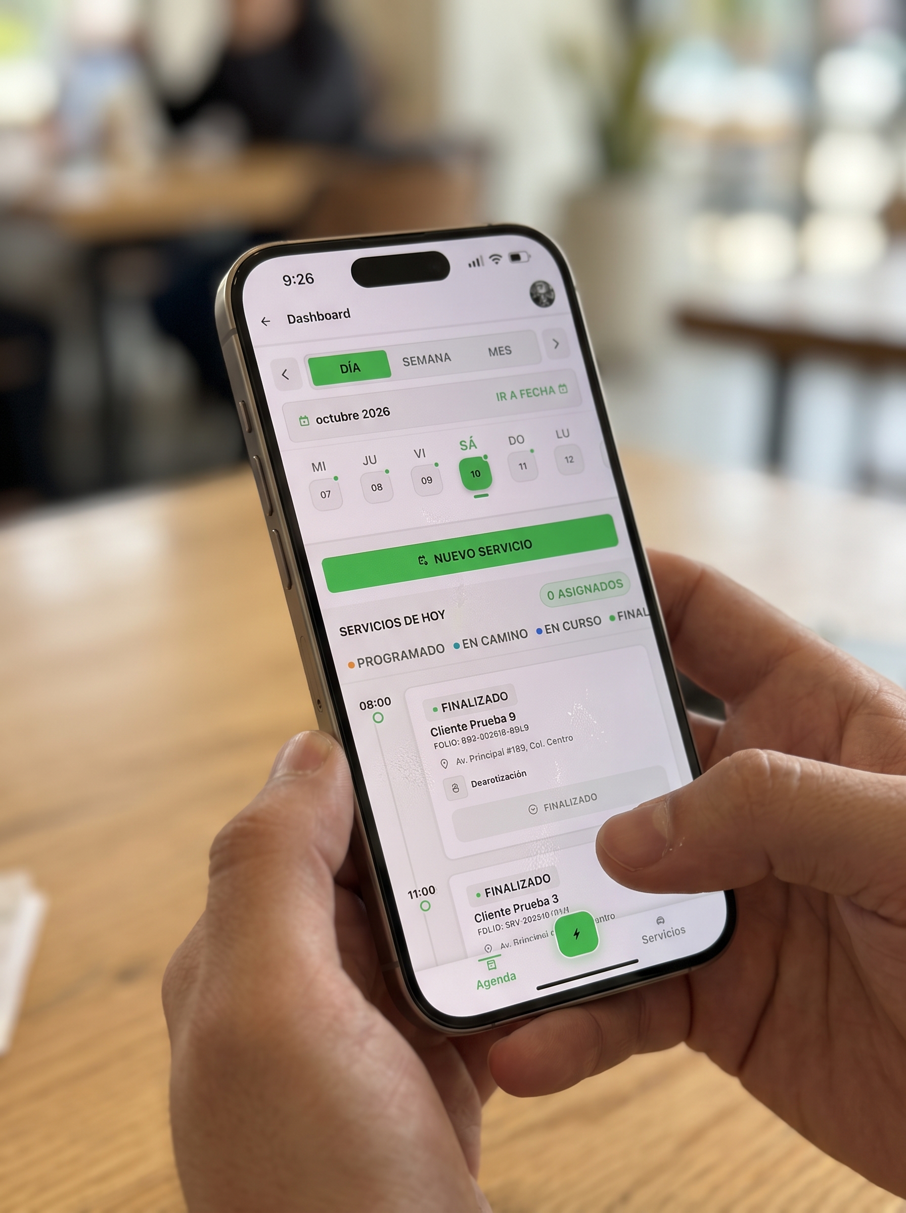 Agenda Screen