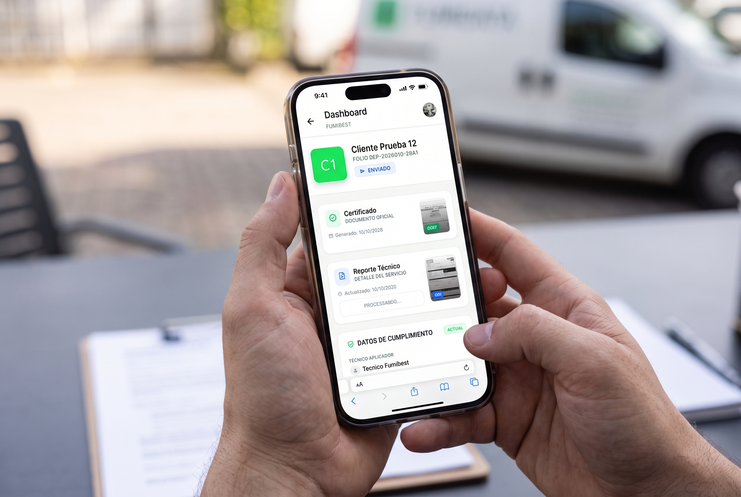 Lista de Servicios Screen